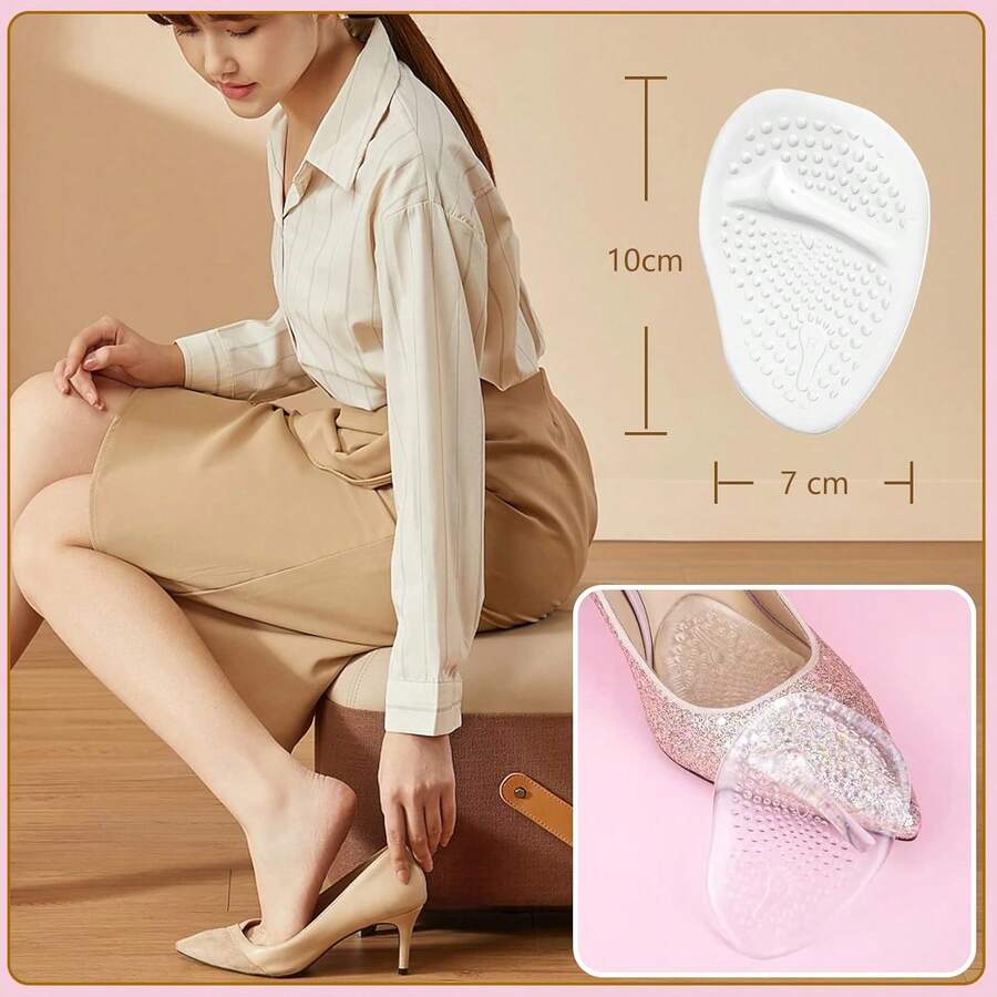 estilo12Pcs Silicona Almohadillas para Pies, 6 Pares de Plantillas Antideslizante Almohadillas de Metatarso Alivio de Dolor Metatarso para Tacón AltoVersión mejorada - 1 - Ver 1