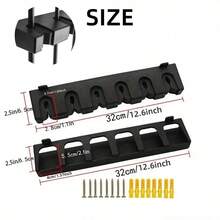 2个装水平式鱼竿架，壁挂式鱼竿架，适用于车库，鱼竿收纳