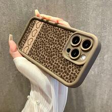 Funda protectora de teléfono con Animal Print Leopardo Corazones Decorativos Elegante regalo de moda minimalista interesante para hombres y mujeres, adecuado para iPh 16/15/15Pro/15ProMax/14/13/12/11/XsMAX, iP 17,  Max Series,A14/A15/S23 Ultra/A50/A12/A32/A52/A72/A51/A21S/A13/A14/S22 Ultra/S23/A33/A53/S20 FE,Protección completa contra caídas, resistencia a impactos y prevención de rayaduras,diseño creativo y de moda para hombres y mujeres - Verde oscuro - Ver 9