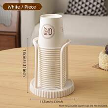1PC Paper Cup Storage Rack, Home Office Paper Cup Organizer, Coffee Cups Holder Countertop, Plastic Material Mouthwash Cup Organizer For Living Room, Kitchen Appliances Accessories Gadgets Tools Christmas Stuff Cooking Christmas - Nhiều màu - Xem 9