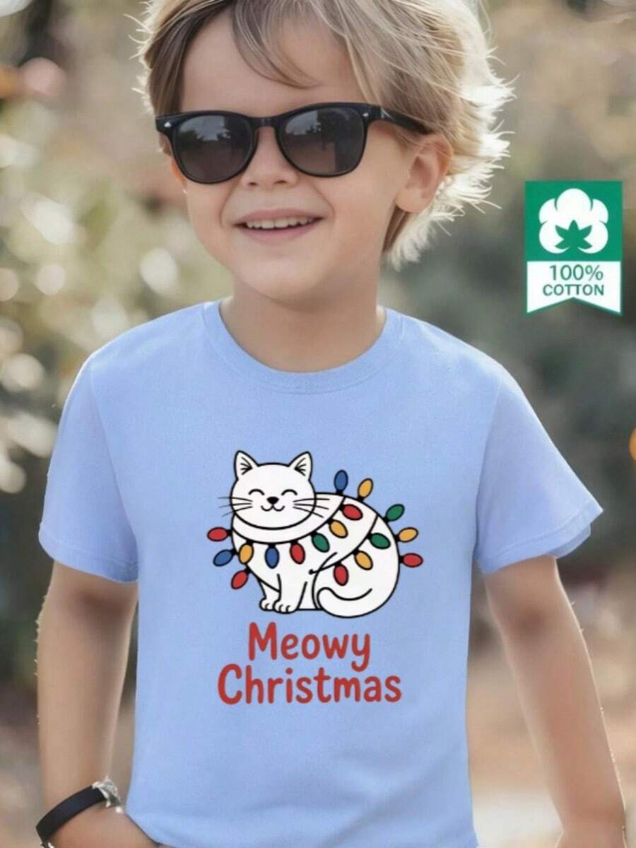 Young Boys T-Shirts - Blue - View 1