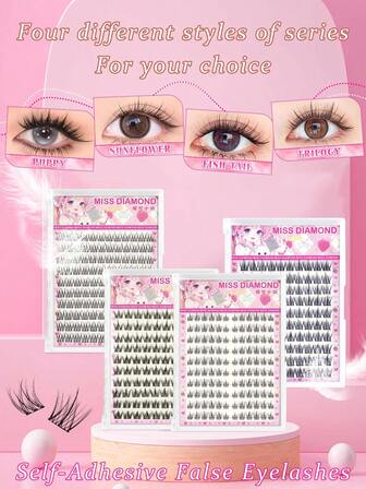 100 To 120 PCS False Eyelash Extension Set - Each False Eyelash Is 10 To 12mm In Length. This Product Can Be Used Without Glue And Comes With A Pair Of Tweezers. It Is Very Convenient For Use Both Outdoors And At Home, And Can Be Used For Various Festivals Or As A Gift.