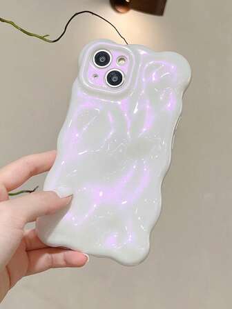 1个陨石纹理防摔TPU手机壳，兼容 13/14/15/16