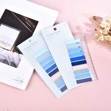 800pcs Muted Color Index Stickers, Creative Reusable PET Notes, Colorful Transparent PET Sticky Notes In Ins Style, Retro European Color Index Stickers, Labels, Classification Tabs, School & Office Supplies Stickers - Multicolor - View 9