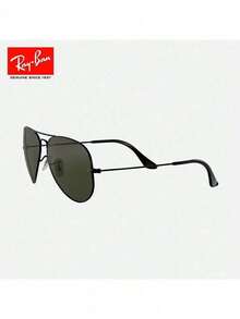 Ray Ban RB3025-L2823 飛行員太陽眼鏡 全面UV保護 抗眩光功能 輕巧框架結構 男女通用多場景適用 黑色 - 黑色 - 查看 3