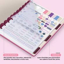 Disco Notebook + Iscool Hardcover 140 Sheets Smart Solid Colors - Mauve - View 4