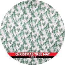 Drymate Christmas Tree Stand Mat (28"), Protects Floors From Spills And Scratches, Absorbent, Waterproof, Machine Washable, Durable, (Made In The USA)(Holiday Sprinkled Spruce) - ColorA - View 1