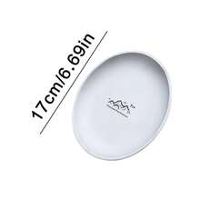 Plato de purificación de titanio, bandeja de cubiertos para exteriores, plato de ensalada de frutas, plato de picnic al aire libre, bandeja apilable para camping, suministros de camping - 14 centímetros - Ver 6