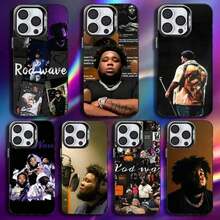25 Funda de Teléfono R-Rod W-Wave Rapper para 17,16,15,14,13,12,11,Pro,Max,Plus, Anticaída, Negra Mate, Parachoques Duro - Z4 - Ver 3
