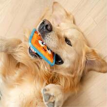 Outward Hound Tough Skinz Durable Squeaky Dog Toy With Two Tough Layers, Waffle, Multicolor, Small,Small,Waffle - Bánh quế - Xem 7