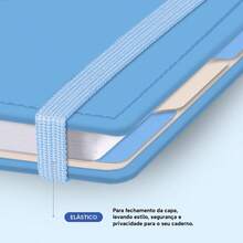 Disco Notebook + Iscool Hardcover 140 Sheets Smart Solid Colors - Light Blue - View 10