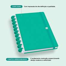 Disco Notebook + Iscool Hardcover 140 Sheets Smart Solid Colors - Green - View 8