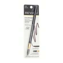 Revlon ColorStay Waterproof Longwearing Eyebrow Pencil, 225 Soft Black, 0.021 Oz - 彩色 - 查看 1