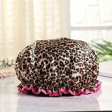 1pc Reusable Elastic Shower Cap, Suitable For Women And Men, Daily Hair Care Shower Cap - Multicolor - View 8