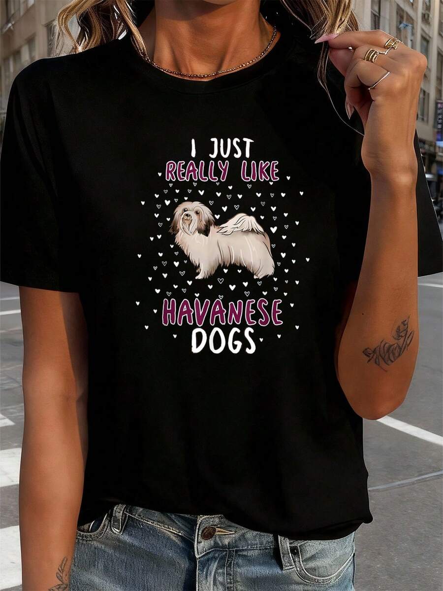 Women T-Shirts - Black - View 1