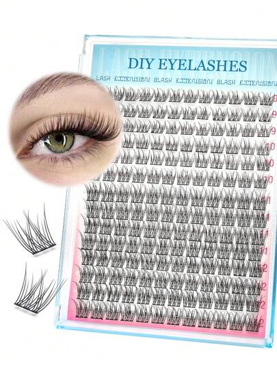 Nền tảng này đề xuất cụm 168 sợi mi giả bán chạy nhất, uốn cong hình chữ D, nối mi tự làm, cụm mi hỗn hợp 9-12mm, phù hợp cho người mới bắt đầu, dễ sử dụng và hoàn hảo cho các bữa tiệc ngày lễ, du lịch và hẹn hò.