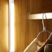 Bộ 5 đèn cảm biến chuyển động, đèn ngủ dạng thanh cho phòng ngủ, đèn LED sạc USB, thích hợp cho phòng ngủ, tủ, kệ, hành lang và cầu thang, kích thước 19.69 inch/11.81 inch/7.87 inch/3.94 inch, ánh sáng ấm/ánh sáng trắng. - 5 cái - Xem 3