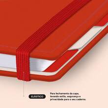 Disco Notebook + Iscool Hardcover 140 Sheets Smart Solid Colors - Red - View 10