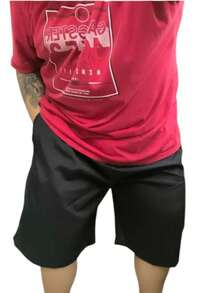 KIT 2, 3, 4, 5 Plus Size Tactel Bermuda Shorts With Plain Elastane For Men - 混合 - 查看 2