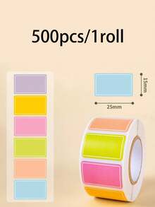 Colorful Label Stickers Waterproof Self-Adhesive Labels For Handwriting Name Index Stickers Organization & Classification Food Storage Label Mark Durable Name Tags For Women Men For Office And Classroom Food Container And Fridge Meal Label Kit Personalize Sticky Notes Kitchen Accessories Office Supplies Back To School - Multicolor - View 14