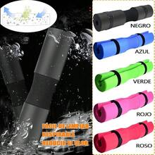 Almohadilla para Barra de Pesas para Levantamiento, Protectora para Cuello y Hombros para Sentadillas, Zancadas, Hip Thrust, Levantamiento de Pesas, Barra Recta de 25 - 40mm - Rojo - Ver 3