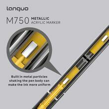 48/24/12 Colors Dual Tip Acrylic Paint Markers Set, Quick Drying & Fade Resistant, Ideal For Painting, Illustration, Crafts, Coloring Books, DIY Projects On Paper, Fabric, Wood, Stone, Plastic, Glass, Pumpkin, Metal And More, Great Gift For Students And Adults, Suitable For Easter, Thanksgiving, Halloween, Christmas