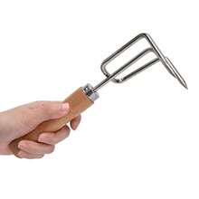 Pongnas Rake a Mano Herramientas Manuales de Jardinería Rake de Jardín con de de Acero Inoxidable 2 PPCS Garden para Herramienta de Cultivador de ManoGarden Rakes - como en la foto - Ver 5