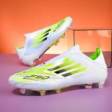 Men's Football Shoes, Women's Football Shoes, Professional Artificial Turf Shoes, Men's Indoor/Outdoor Sports Shoes, Fashion Sports Shoes, Unisex Outdoor Grass Shoes (AG/FG) - Green - View 2