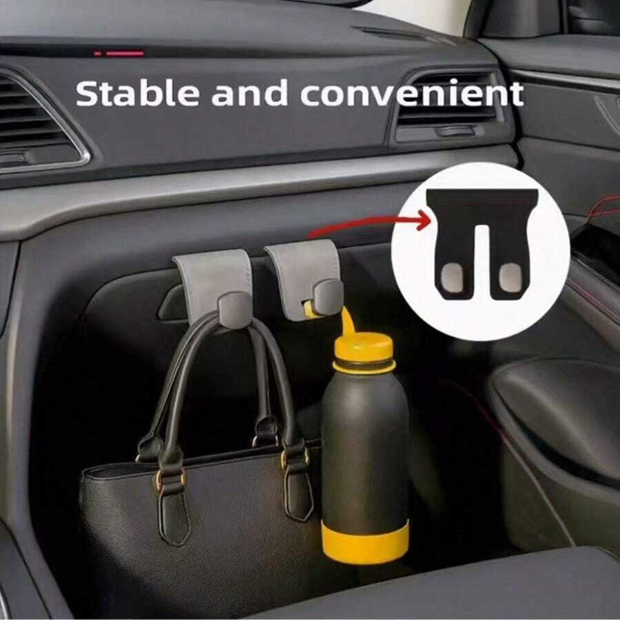 Car Passenger Glove Box Hook, Front Seat Storage Metal Hanger, Rollover Protector, Car Interior Fur