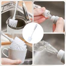 64盎司/1.9升带泵咖啡壶，保温咖啡机，配有清洁刷和清洁布，360°旋转底座，真空隔热泵，双层隔热不锈钢饮料分配器，冷热水控制杆 - 彩色 - 查看 7