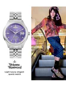 Vivienne Westwood 小巧的坎伯韦尔手表，适合作为情人节礼物 - 銀色 - 查看 3