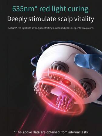 PinkSings Electric Scalp Massager, Brenth Head Massager Scalp With 4 Massage Heads 84 Nodes, Waterproof Rechargeable Handheld Scalp Massager, Gifts For Women Men