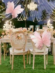 1/3/5pcs Simulation 3D Butterfly Decoration, Silk Butterfly Decoration For Weddings And Outdoor Activities - Perfect For Photography Backgrounds And Seasonal Celebrations, Butterfly Party Decoration, Garden Embellishment, Exquisite Design, Delicate Craftsmanship, Essential For Flower Enthusiasts - Multicolor - View 5