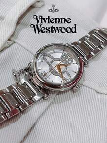 Vivienne Westwood ORB Women's Watch with Silver Dial and Steel Strap - 銀色 - 查看 10