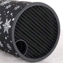 收纳刀架 - 创意自由插入式圆柱形厨房用具刀架 - 黑與白 - 查看 7