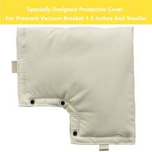 1个装回流防止器盖，回流防止器保护罩，冬季压力真空断路器盖，灌溉回流阀隔热罩，喷灌阀门防雪防晒罩 - 黑色 - 查看 7