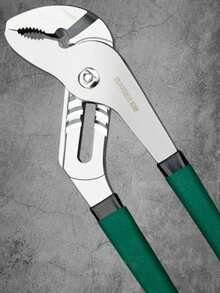 1pc 10/12 Inches Water Pump Pliers With PTFE Thread Seal Tape (2 Rolls), Adjustable Groove Joint Design, Smooth Jaw Adjustment, Stable Grip, Non-Slip Handle, For Pipe Work, Home Repair, Bathroom And Kitchen Maintenance, DIY Daily Use - Multicolor - View 4