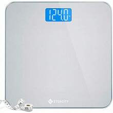Etekcity Báscula inteligente para peso corporal, precisa hasta 0.02 kg, máquina de pesaje digital de baño para agua grasa muscular IMC para personas, monitores electrónicos de composición corporal Bluetooth, 400 libras(no inteligente Sliver) - Multicolor - Ver 2