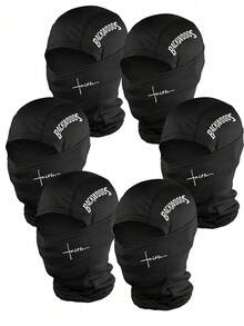 6 cái/2 cái/1 cái Mặt nạ trùm đầu in hình Balaclava Unisex, thoáng khí cho các môn thể thao ngoài trời, đi bộ đường dài, câu cá, đi làm, thích hợp để đội hàng ngày - Nhiều màu - Xem 2