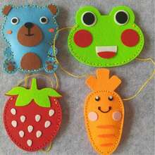 DIY Craft Kit - Non-Woven Fabric Sewing And Embroidery Needle Set, Creative Keychain Decor Gifts, Home Decor, Children's Handicraft Supplies - Multicolor - View 11