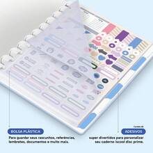 Disco Notebook + Iscool Hardcover 140 Sheets Smart Solid Colors - Sky Blue - View 4