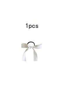 8pcs/Set Multi-Functional Hair Tie, Pink Satin Ribbon Hair Accessories, Bow Hair Ties, Elegant Headwear, New Korean Style Ponytail Holders, Cute Princess Hair Decor, Suitable For Daily Use, Gift & Photography Props For Women And Girls ,Hair Elastics ,Hair Rubber Bands ,Scrunchies ,Hair Rope