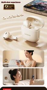 Lenovo 联想 EA166 蓝牙 5.4 耳机：高品质音效、智能超清晰通话降噪、IPX5 防水防汗等级、超低延迟。 - 黑色 - 查看 6