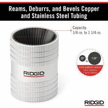 RIDGID 29983 Modelo 223S Escariador de tubos y tubos de acero inoxidable de 1/4 a 1-1/4 pulgadas tamaño pequeñoReamer - cromo - Ver 3