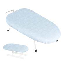 Portable Table Top Ironing Board – Foldable Design With Non-Slip Legs & Built-In Iron Rest - 藍色 - 查看 8