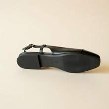 Women's Slingback Gold Comfort Sneakers - Black - View 5