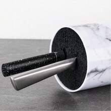 Kitchen Knife Block Holder - Multi-Functional Free Insert Plastic Storage Bucket For Home Use