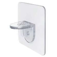 Adhesive Hooks Wardrobe Partition Bracket, No Drill Needed Shelf Bracket, Triangle Bracket, Straight Angle Bracket, Seamless Hooks Kitchen Items Kitchen Accessories Kitchen Kitchen Tools - Multicolor - View 5