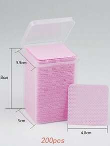 200 pezzi/100 pezzi/50 pezzi/20 pezzi Salviette detergenti per rimuovere lo smalto gel, strumenti per manicure, salviette senza lanugine, tamponi per la pulizia, accessori per il make-up, all'ingrosso, forniture per unghie, strumenti per unghie, accessori per arte di unghie, ritorno a scuola, unghie, strumenti per unghie per unghie finte - Multicolore - Visualizzare 14