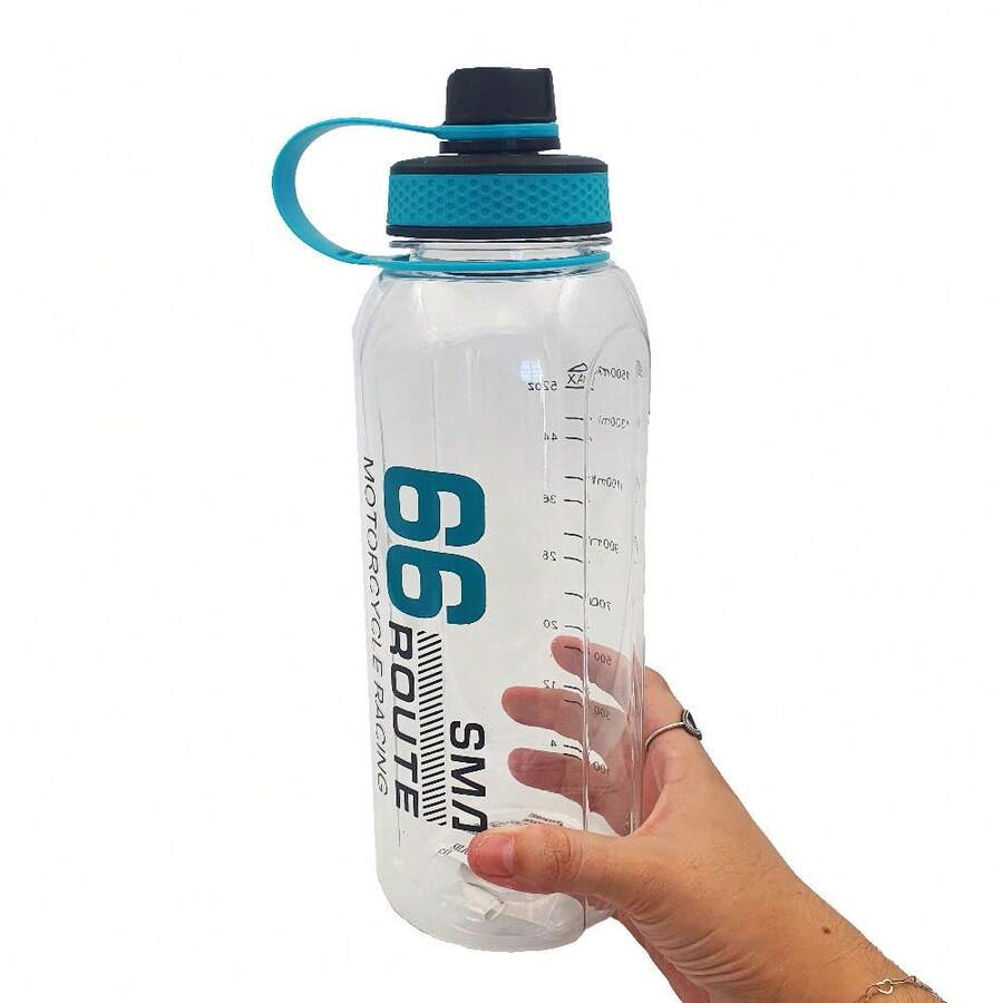1700ml Water Bottle For Gym And Sports - Hydration Goal - Health - 藍色 - 查看 1